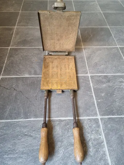 Wafelijzer (1) - Messing