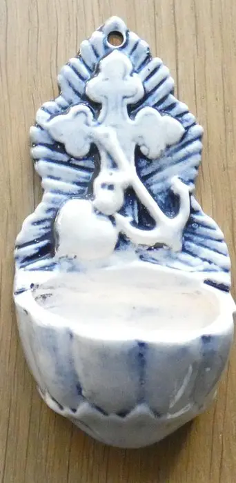 Verzameling van 10 Wijwaterbakjes (10) - Verschillende Materialen