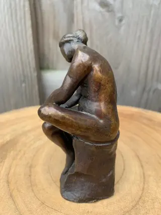 Griekse godin naakt (1) - Brons