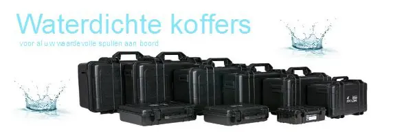 WATERDICHTE KOFFERS DIVERSE AFMETINGEN WATERSPORTPRODUCTEN