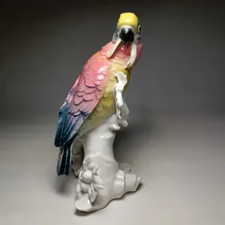 Karl Ens, Volkstedt - Papegaai/Kaketoe (24cm) - Porselein