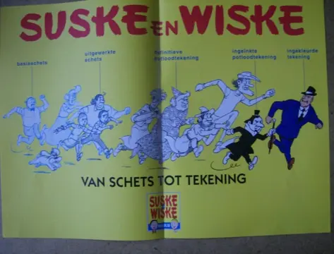 Suske en wiske poster 1 adv 2416