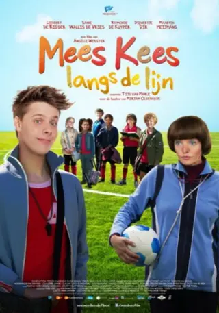 MEES KEES LANGS DE LIJN filmposter.