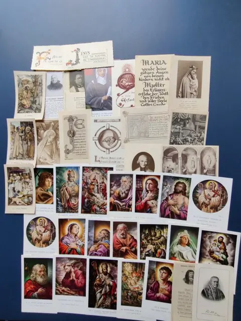 Grote verzameling bidprentjes - 375 stuks (375) - Papier