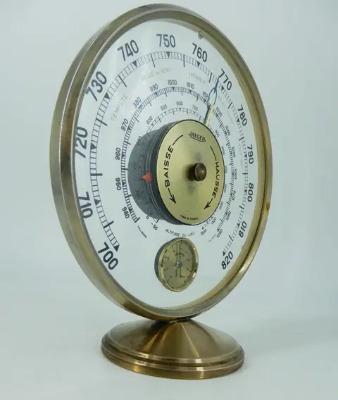 Jaeger Lecoultre - Barometer - Glas, Koper, Messing