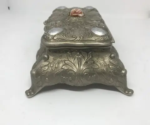 Juwelendoosje - zilver metaal