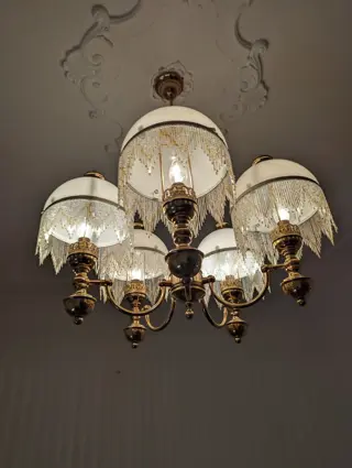 5 lichtkroonluchters (1) - Expressionistisch - Glas