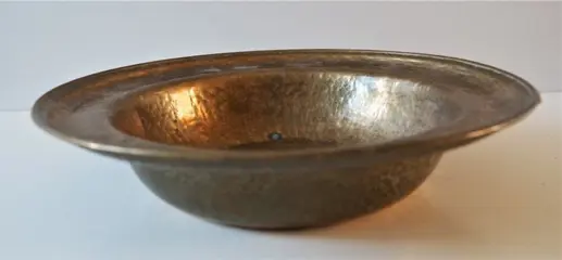 Vintage brons vide poche round - Brons (verguld/verzilverd/gepatineerd/koud geschilderd)