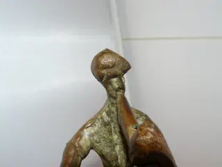 Beeldje(s) (2) - Gepatineerd brons