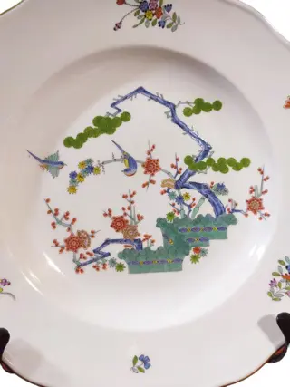 Meissen - Bord, Kakiemon - Porselein
