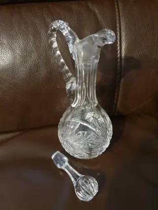 Karaf (3) - Art Deco - Glas, Kristal