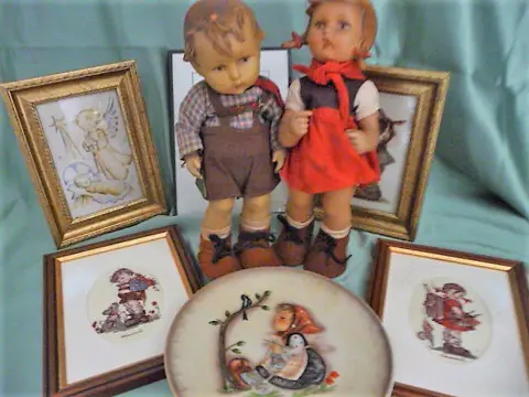 Hummel - Negen delig gemengd lot HUMMEL Divers (9) - Keramiek en diversen