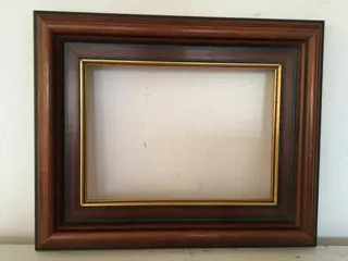 Lot van 5 Fraaie Kaders, Lijsten (5) - Art Deco - Glas, Hout, Onbekend, Verguld