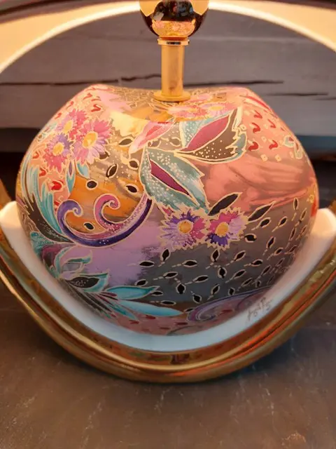 Angela Rizoni - Bassano Italy - Grote tafellamp (1) - Porselein