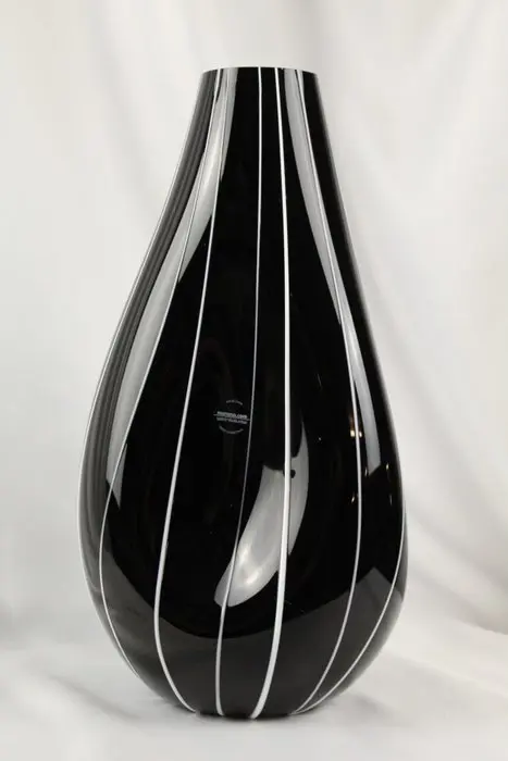 Carlo Nason - Murano.com - Vaas, grote "mod. "Garens" (37 cm) - Glas