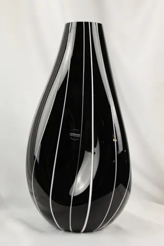 Carlo Nason - Murano.com - Vaas, grote "mod. "Garens" (37 cm) - Glas