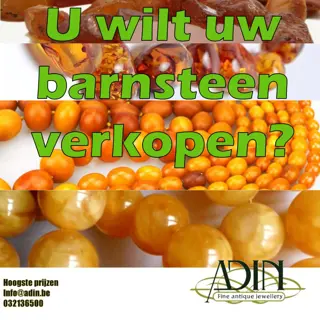 U wilt uw barnsteen verkopen?