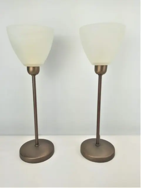 Set of lamps - Regency stijl - Glas, Messing