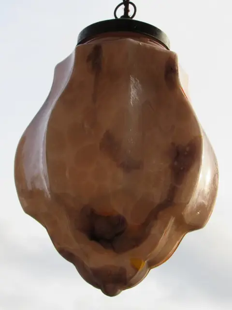 Lamp (1) - Art Nouveau - Glas