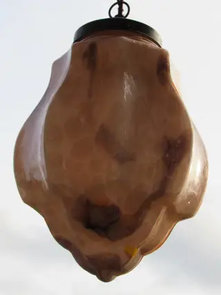 Lamp (1) - Art Nouveau - Glas