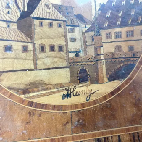 A. Heintze - Maquette - Art Deco - Hout