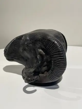 bronzen ramskop - Brons