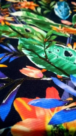 Ottoman gesneden in katoen 350x150 cm - Katoen - Eind 20e eeuw