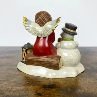 Goebel Angel Beeldje - Geduldige Freunde - Porselein