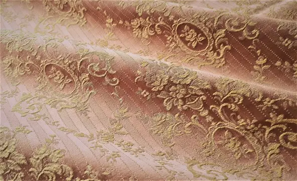 Hoge kwaliteit damast jacquardstof - 500 x 140 cm - Hars/polyester - 20e eeuw