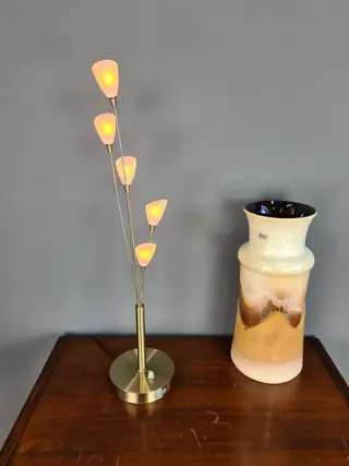 Stylish dimmable table lamp by the famous Dutch designer Jan des Bouvrie - Jan des Bouvrie - Tafellamp (1) - Neoklassieke stijl - Messing