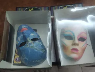 Masker (14) - Renaissancestijl - Hars/polyester