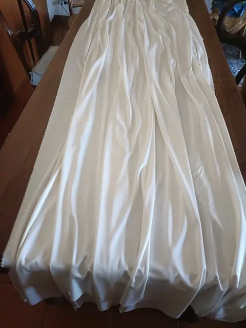 zijde jerseystof - 440 x 180 cm - Hars/polyester, Zijde - 21e eeuw