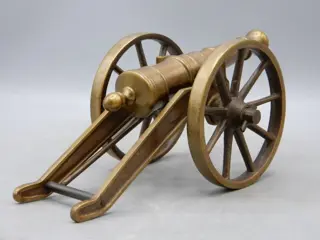Model van een kanon - Messing
