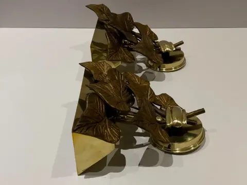 Muurlamp (2) - Brons, Messing