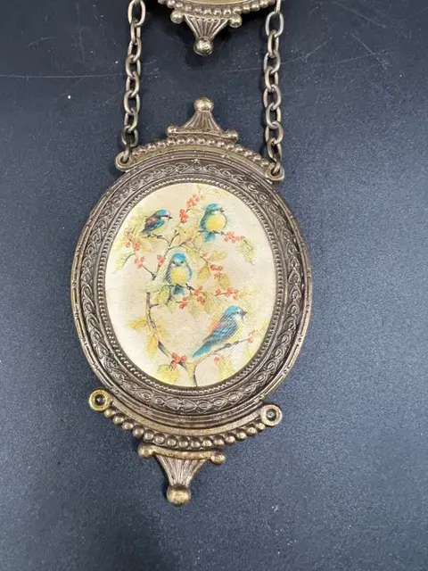 Drie lijstjes met vogels (1) - Brons, Messing