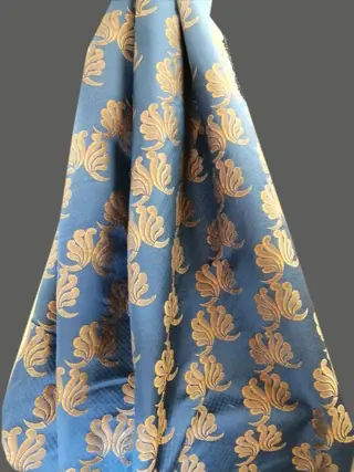 300 x 140 cm - Tessuto Damasco San leucio 1789 - Katoen - 21e eeuw