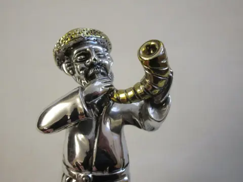 ami - jood blazende sjofar judaica - .925 zilver, Composiet