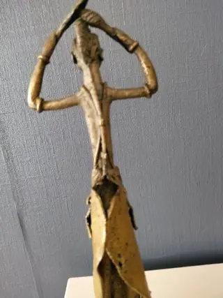 Beeldje(s) - Brons (verguld/verzilverd/gepatineerd/koud geschilderd)