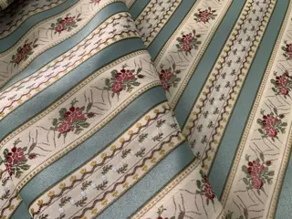 5.00x1.40 Meter Precious San Leucio damaststof in satijn en katoen (1) - Hars/polyester, Zijde - 21e eeuw