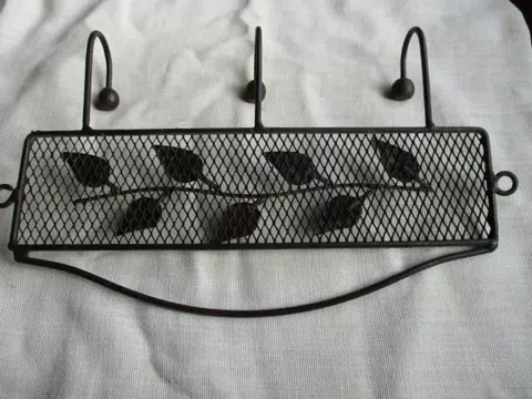 kleerhangers, sleutelhouders voor aan de muur (3) - Aluminium, Brons (verguld/verzilverd/gepatineerd/koud geschilderd), Hout, Koper