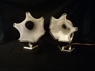 Murano - Murano - bedlampjes (2) - Art Nouveau - Glas, chroom