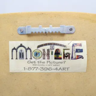 Kapitein Tony's Saloon, de beroemdste club in Key West (VS) - Bord gedrukt op houten paneel - Hout