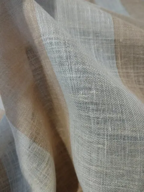 Weelderig gesneden zuiver linnen - 490 x 140 cm - Linnen - 2020