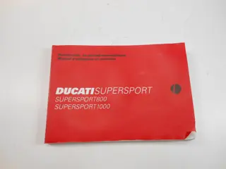 INSTRUCTIEBOEKJE Ducati 800 SS Supersport 2003 - 2005