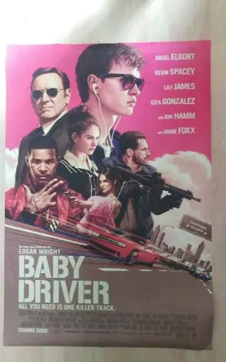 BABY DRIVER filmposter.