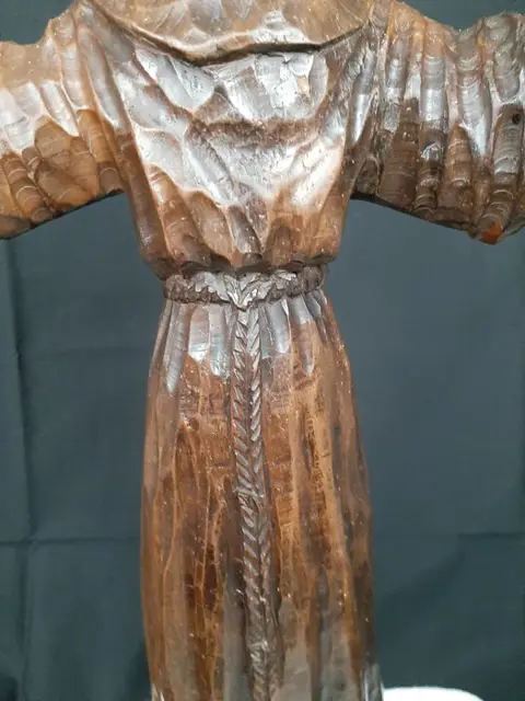 André Lacôme - Groot houten heiligbeeld. - Hout