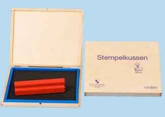 Stempelkussen - Zwart - Houten doos - SK-01