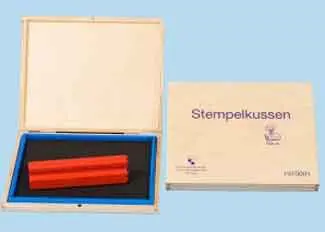 Stempelkussen - Zwart - Houten doos - SK-01