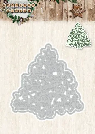 Woodland Winter - Embossing Die-cut Stencil - StencilWW38
