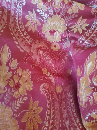 prachtige damaststof - 2 x 270 x 150 cm (2) - Barok - Damast, Katoen - Eind 20e eeuw